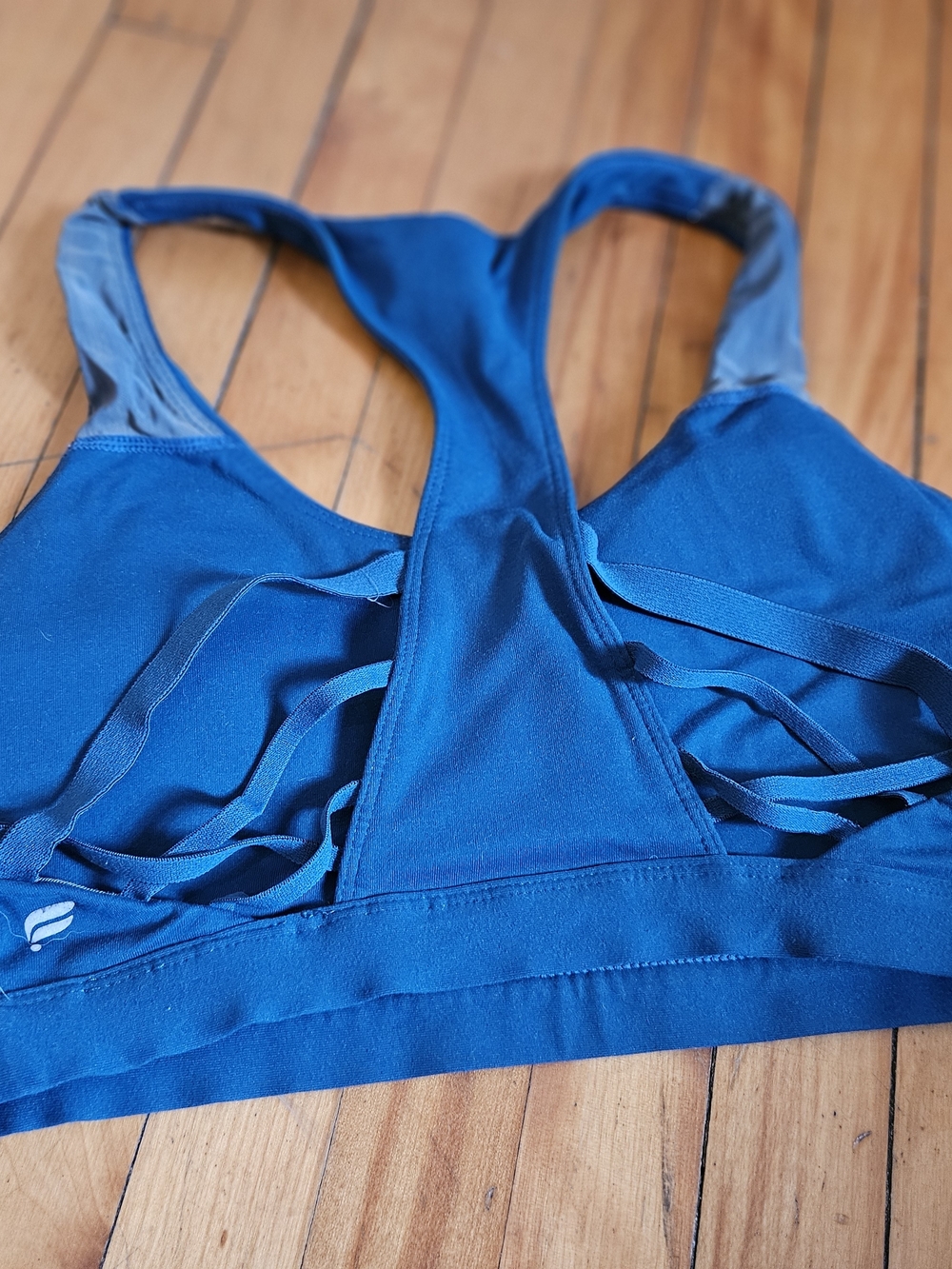 Fabletics Turquiose Racerback Bra - Picture 2 of 2